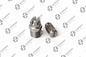 Плоскоструйная форсунка сталь 303 1/4 MC2L-2.5-15 (0.99л/м при 3 бар, угол распыления 15°).