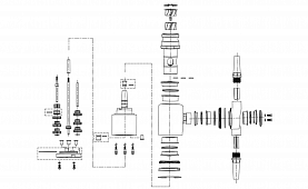 Моющая головка низкого давления. сталь 316L  2"- DG-2-360°(температура 120°)
