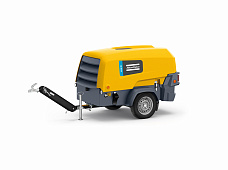 Дизельный винтовой компрессор Atlas Copco XAS 88KD на шасси