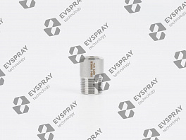 Ниппель приварной Evspray DN-10 (3/8"M)  сталь 304