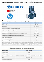 Насос моноблочный в линию PURITY PT 80-230/55 (N)