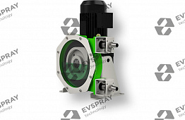 Перистальтический насос Yming YM-15 (NR/0.37 kW/30 rpm/Фланец DN20)