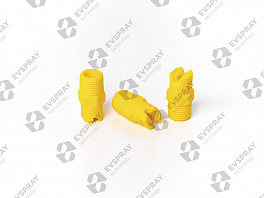 Плоскоструйная форсунка пластик 1/4 MC3L-20-0  (7.9 л/м при 3 бар, угол распыления 0°)