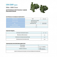 Наcосный агрегат моноблочный резьбовой SAER CM 1 400V