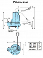 Погружной насос Calpeda GMCM 50B