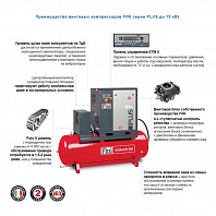 Винтовой компрессор на ресивере FINI PLUS 11-10-500