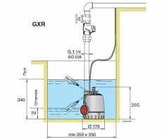 Погружной насос Calpeda GXR-9 220V