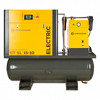Винтовой компрессор ET-Compressors SL 15-10-410 ES (IP55) с ресивером и осушителем