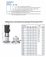 Вертикальный многоступенчатый насос PURITY PVS 1-3 (N)