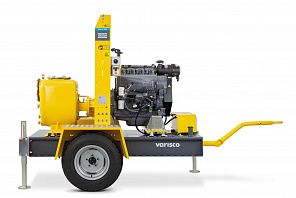 Дизельная мотопомпа VAR 10-305 FZD52 G10 TRAILER