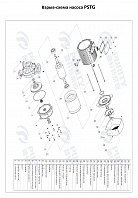 Консольно-моноблочный фланцевый насос PSTG 65-200/220 (N)