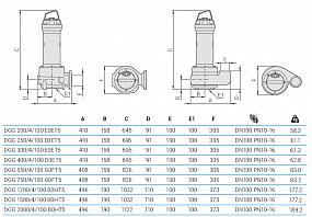 Погружной фекальный насос Zenit DGG 200/4/100 E0ET5 N TS 2SIC 10 400 IN-6