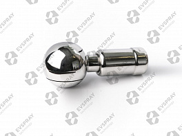 Моющая головка ротационная сталь 316, 3/4" (360 градусов шар 53мм, отверстие 1мм)