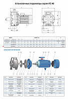 Моноблочный насос из нержавеющей стали PURITY PZ 40-200/110 (N)