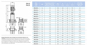 Вертикальный многоступенчатый насосный агрегат Saer MK40/14 - 112M-V18 - 400/690V 3~