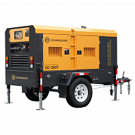 Дизельный винтовой компрессор ET-Compressors ET SD 390T-10 на шасси