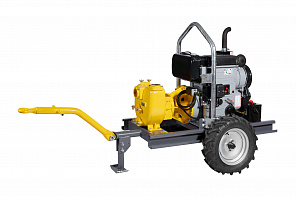 Дизельная мотопомпа VAR 3-240 FHT26 G10 TROLLEY