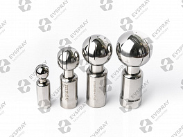 Моющая головка ротационная сталь 316, 3/4" (360 градусов шар 53мм, отверстие 1мм)