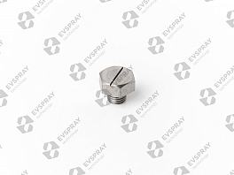 Плоскоструйная форсунка сталь 303 М6 MC3L-04-45 (1.58л/м при 3 бар, угол распыления 45°).
