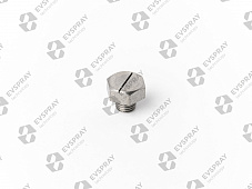 Плоскоструйная форсунка сталь 303 М6 MC3L-04-45 (1.58л/м при 3 бар, угол распыления 45°).