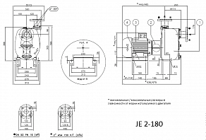 Самовсасывающий насос Varisco JE 2-180 G10 MT20