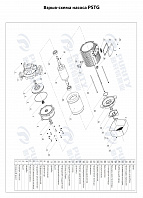Консольно-моноблочный фланцевый насос PSTG 40-200/75 (N)