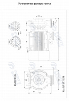 Консольно-моноблочный фланцевый насос PSTG 125-250/750 (N)