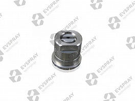 Плоскоструйная форсунка сталь 303 C1L-MEG-05-30 (отверстия 1.55 мм, расход при 100 бар 11,30 л/мин. угол распыления 30°).