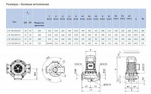 Циркуляционный насос In-Line SAER L-2P 100-200-215