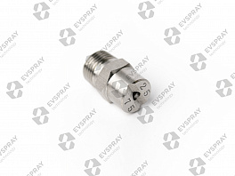 Плоскоструйная форсунка сталь 303 3/4" MC3L-100-110 (39.48 л/мин при 3 бар, угол распыления 110°).