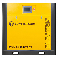 Винтовой компрессор ET-Compressors SL 30-13 D VS PM (IP23) без муфты с частотным регулированием производительности и двигателем на постоянных магнитах