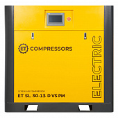 Винтовой компрессор ET-Compressors SL 30-13 D VS PM (IP23) без муфты с частотным регулированием производительности и двигателем на постоянных магнитах