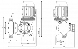 Дозирующий насос Ligao GM330/0.5