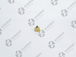 Переходник резьбовой латунь NPT 1/8F - UNC 10/24M