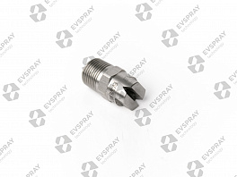 Плоскоструйная форсунка сталь 316L 1/4 MC3L-20-65 (7.90 л/мин при 3 бар, угол распыления 65°).