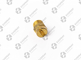 Плоскоструйная форсунка латунь 1/8 MC3L-03-90 (0.79 л/мин при 3 бар, угол распыления 90)